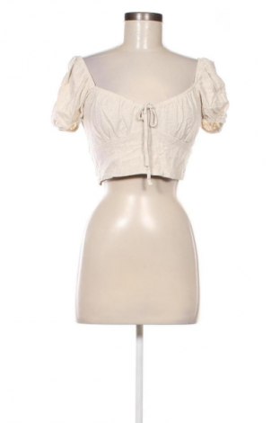 Damen Shirt Stradivarius, Größe M, Farbe Beige, Preis € 11,99