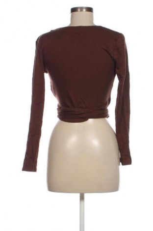 Дамска блуза Zara, Размер M, Цвят Кафяв, Цена 27,99 лв.