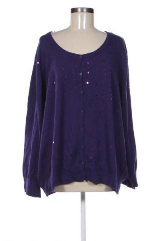 Damen Strickjacke Josie, Größe 4XL, Farbe Lila, Preis € 20,59