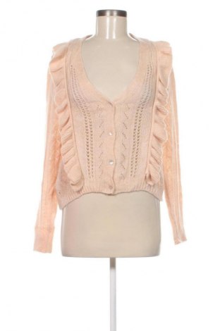 Damen Strickjacke Mango, Größe L, Farbe Beige, Preis 18,99 €