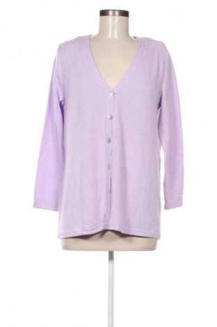 Damen Strickjacke Via Appia, Größe L, Farbe Lila, Preis € 11,99