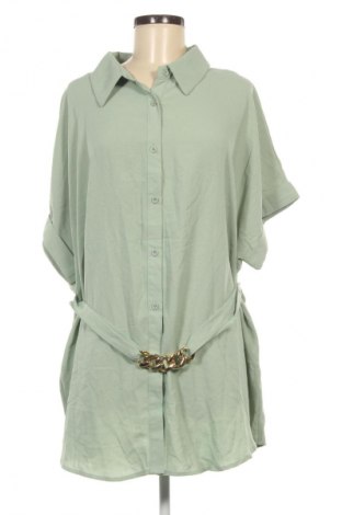 Cămașă de femei SHEIN, Mărime XXL, Culoare Verde, Preț 81,99 Lei