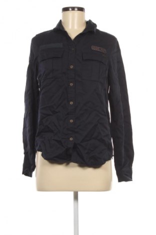 Дамска риза Superdry, Размер S, Цвят Син, Цена 39,99 лв.