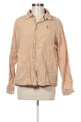Дамска риза U.S. Polo Assn., Размер XL, Цвят Бежов, Цена 33,99 лв.
