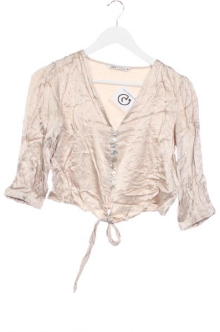 Damenbluse Zara, Größe XS, Farbe Beige, Preis € 6,99