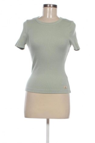 Γυναικείο t-shirt Calvin Klein Jeans, Μέγεθος S, Χρώμα Πράσινο, Τιμή 53,99 €