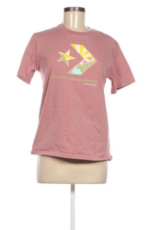 Damen T-Shirt Converse, Größe XL, Farbe Aschrosa, Preis € 23,77