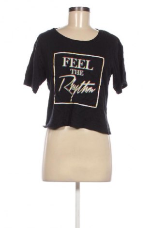 Damen T-Shirt Domyos, Größe M, Farbe Schwarz, Preis 11,99 €