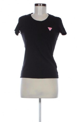Γυναικείο t-shirt Guess, Μέγεθος M, Χρώμα Μαύρο, Τιμή 20,99 €