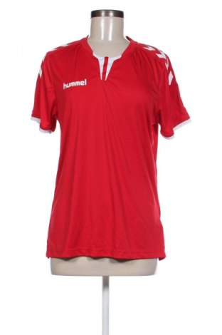 Дамска тениска Hummel, Размер L, Цвят Червен, Цена 13,99 лв.