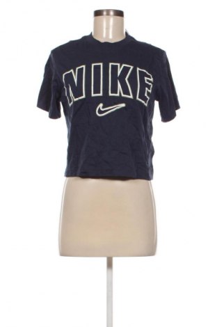Damen T-Shirt Nike, Größe M, Farbe Blau, Preis 18,99 €