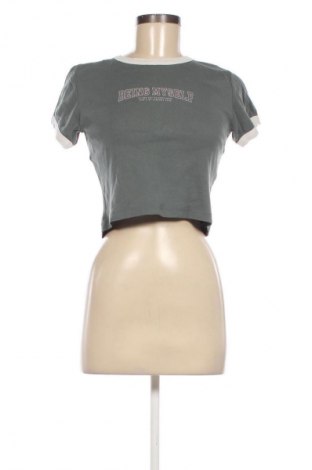 Tricou de femei Pull&Bear, Mărime L, Culoare Verde, Preț 30,99 Lei