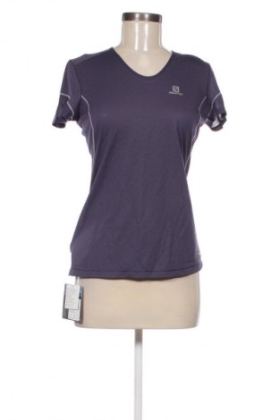 Damen T-Shirt Salomon, Größe S, Farbe Grau, Preis € 28,76