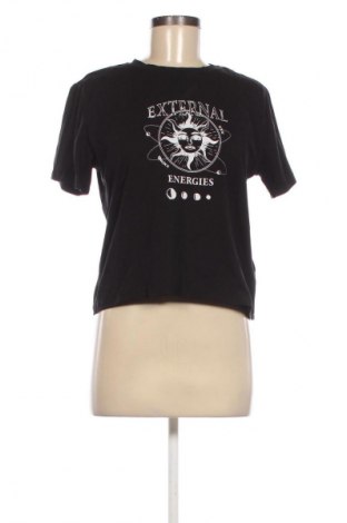 Γυναικείο t-shirt Sinsay, Μέγεθος XL, Χρώμα Μαύρο, Τιμή 5,99 €