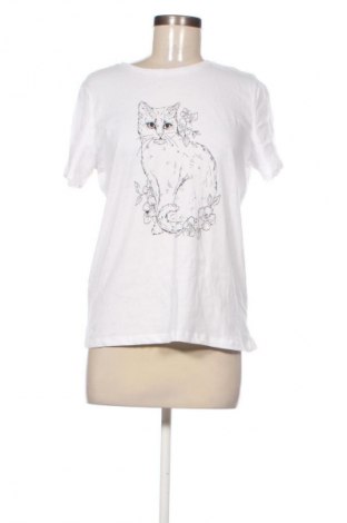 Damen T-Shirt Sinsay, Größe M, Farbe Weiß, Preis € 5,99