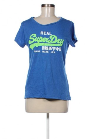 Damen T-Shirt Superdry, Größe L, Farbe Blau, Preis € 23,71
