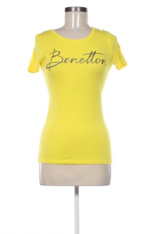 Damen T-Shirt United Colors Of Benetton, Größe S, Farbe Gelb, Preis € 11,13