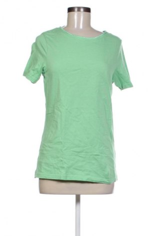 Γυναικείο t-shirt Vivance, Μέγεθος S, Χρώμα Πράσινο, Τιμή 6,99 €