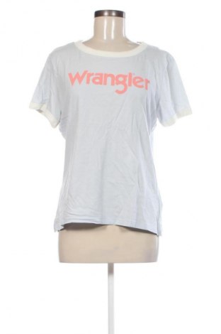 Damski T-shirt Wrangler, Rozmiar L, Kolor Niebieski, Cena 88,99 zł