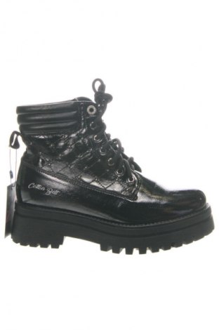 Damen Stiefeletten Cotton Belt, Größe 37, Farbe Schwarz, Preis € 22,99