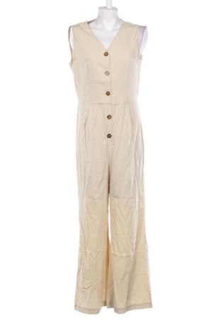 Langer Damen-Overall Unbranded, Größe L, Farbe Beige, Preis € 11,99