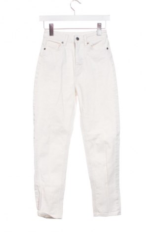 Blugi de femei H&M, Mărime XS, Culoare Alb, Preț 100,99 Lei