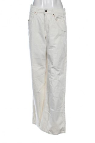 Blugi de femei H&M, Mărime M, Culoare Ecru, Preț 98,99 Lei
