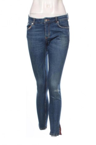 Blugi de femei Zara, Mărime M, Culoare Albastru, Preț 91,99 Lei