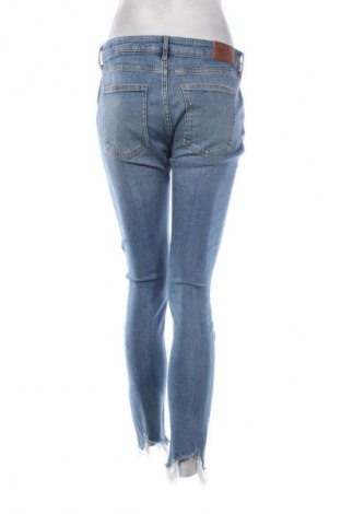 Blugi de femei Zara, Mărime L, Culoare Albastru, Preț 91,99 Lei