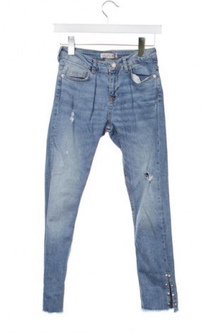 Dámske džínsy  Zara, Veľkosť XS, Farba Modrá, Cena  7,95 €