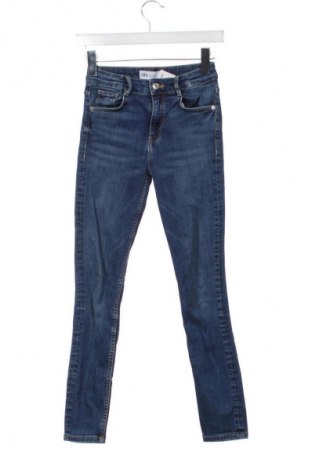 Dámske džínsy  Zara, Veľkosť XS, Farba Modrá, Cena  10,25 €