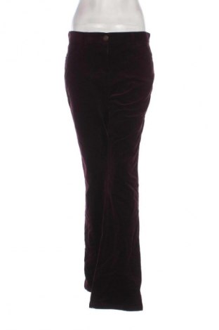 Pantaloni de velvet de femei Marks & Spencer, Mărime M, Culoare Mov, Preț 91,99 Lei