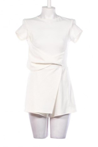 Kurzer Damenoverall Boohoo, Größe M, Farbe Weiß, Preis € 19,95