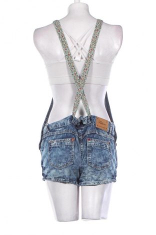 Kurzer Damenoverall Fishbone, Größe L, Farbe Blau, Preis € 15,99