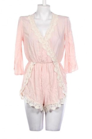 Kurzer Damenoverall H&M Divided, Größe S, Farbe Rosa, Preis € 15,99
