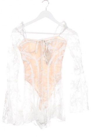 Damski krótki kombinezon Pretty Little Thing, Rozmiar XXS, Kolor Biały, Cena 60,99 zł
