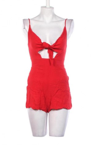 Women's short jumpsuit Pull&Bear, Μέγεθος S, Χρώμα Κόκκινο, Τιμή 10,99 €