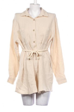 Women's short jumpsuit Unbranded, Μέγεθος XXL, Χρώμα Εκρού, Τιμή 15,99 €