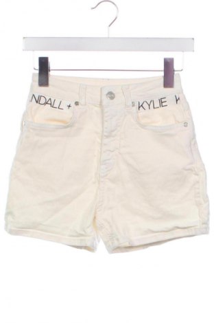 Γυναικείο κοντό παντελόνι Kendall & Kylie, Μέγεθος XS, Χρώμα Εκρού, Τιμή 19,99 €