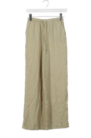 Damskie spodnie Stradivarius, Rozmiar XS, Kolor Zielony, Cena 66,67 zł