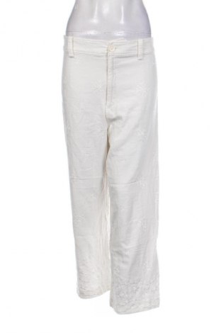 Dámske nohavice Zara, Veľkosť L, Farba Biela, Cena  12,95 €