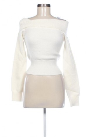 Pulover de femei Bershka, Mărime S, Culoare Alb, Preț 76,32 Lei
