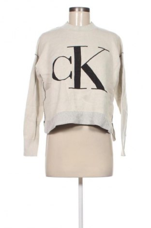 Damenpullover Calvin Klein Jeans, Größe S, Farbe Ecru, Preis € 47,99