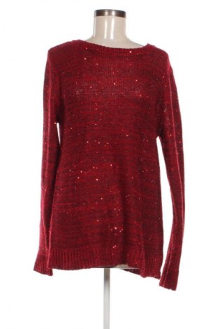 Damenpullover Time and tru, Größe L, Farbe Rot, Preis € 8,99