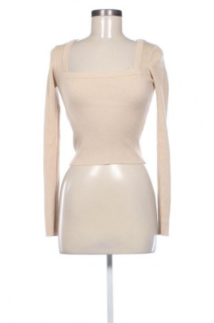 Pulover de femei Zara, Mărime M, Culoare Bej, Preț 71,05 Lei