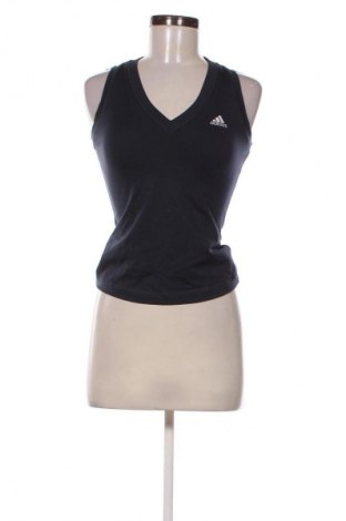 Damen Sporttop Adidas, Größe M, Farbe Blau, Preis € 10,99