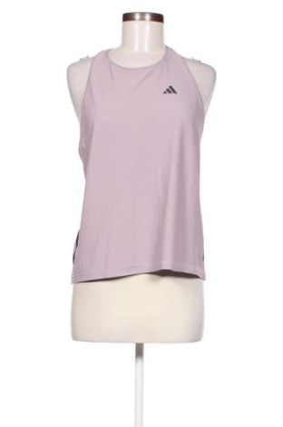 Damen Sporttop Adidas Slvr, Größe M, Farbe Lila, Preis € 11,99