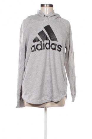 Γυναικείο φούτερ Adidas, Μέγεθος L, Χρώμα Γκρί, Τιμή 30,99 €