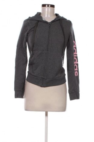 Γυναικείο φούτερ Adidas, Μέγεθος XS, Χρώμα Γκρί, Τιμή 30,99 €