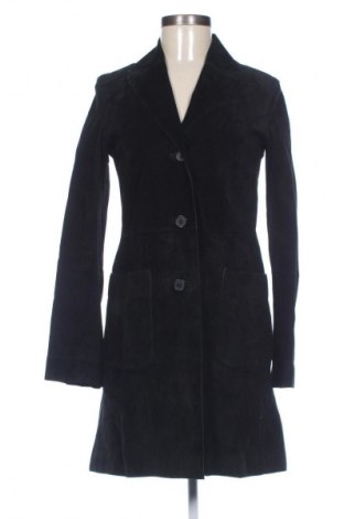 Damen Ledermantel H&M, Größe XS, Farbe Schwarz, Preis € 73,99